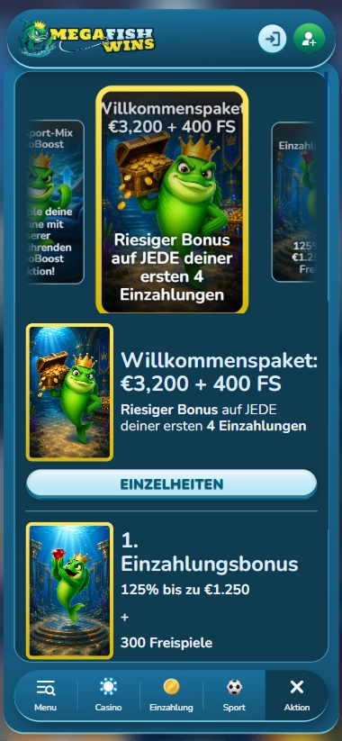 Mobile App Willkommenspaket dreitausend Euro Bonus