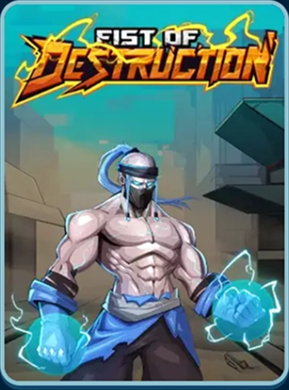 Fist of Destruction Ninja Krieger Blitze Fäuste Maske
