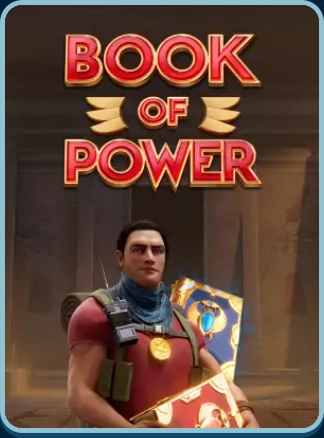 Book of Power Mann rotes Trikot Buch Artefakt