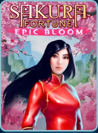 Sakura Fortune Epic Bloom Mädchen rotes Kleid Sakura