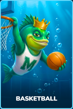 Basketball Kategorie Fisch Trikot Ball Korb