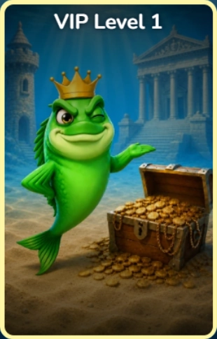 MegaFishWins VIP Level 1 Fisch offene Truhe