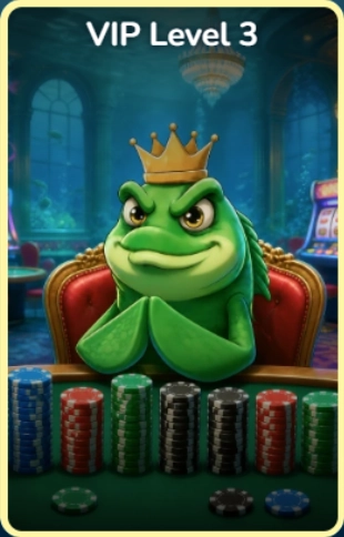 MegaFishWins VIP Level 3 Fisch Pokerchips