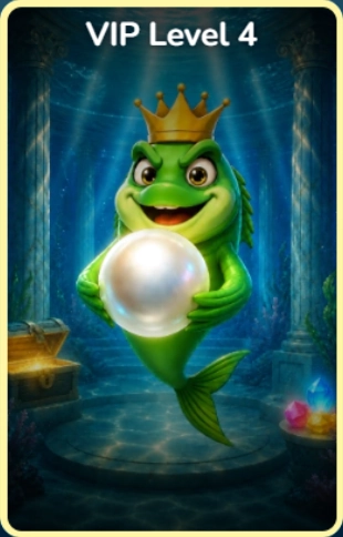 MegaFishWins VIP Level 4 Fisch große Perle